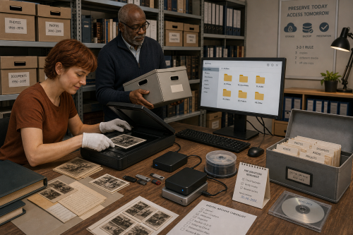 Preserve a digital collection