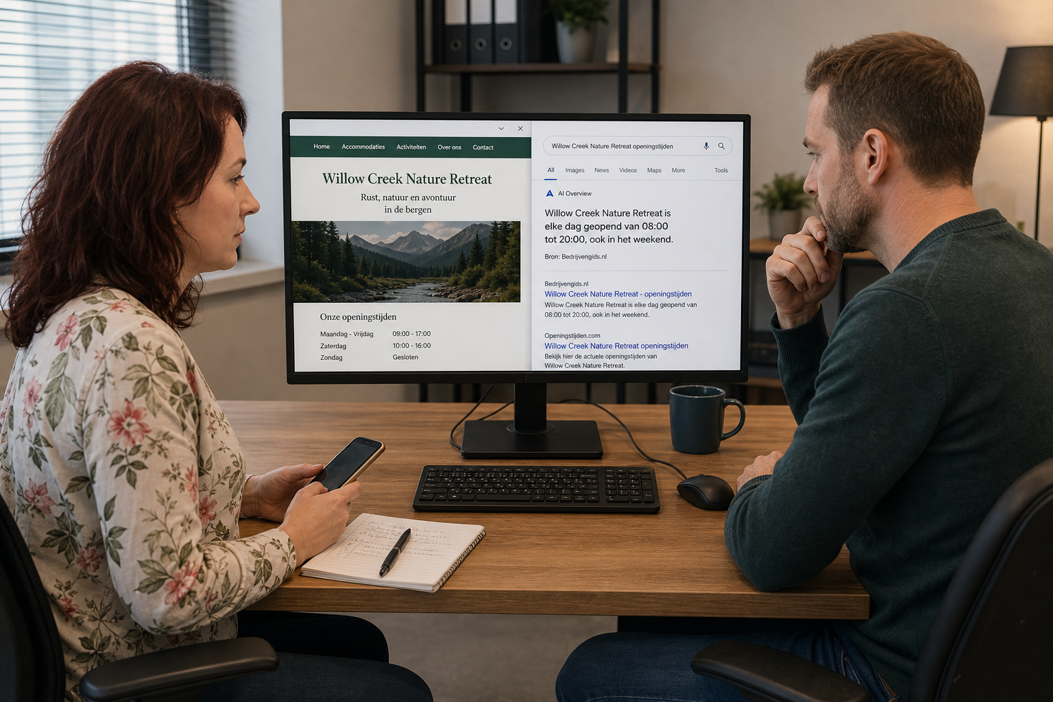 Een zoekmachine of AI begrijpt de informatie verkeerd